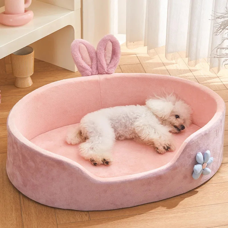 Dog Bed Washable Kennel four seasons Pet Large Sofa Plus Velvet Thick Deep Sleep Cushion Puppy Mat for Small To Large Dogs