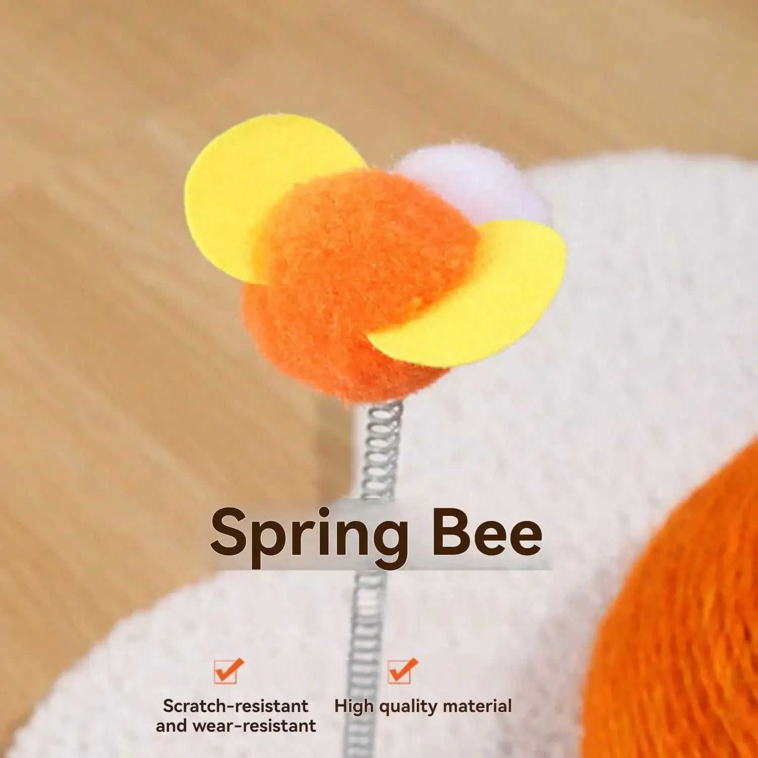 White Flower Cat Scratching Post, Pet Toy, Interactive Kitten Toy, Round Cat Tree Board Cat Scratching Post Cat Toy