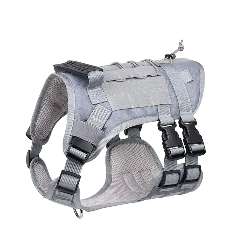 Pet Accessories Dog Harness Tactical Vest Outdoor Training Walking Dog Harness Tactical Chest Sling For Medium And Large Dogs